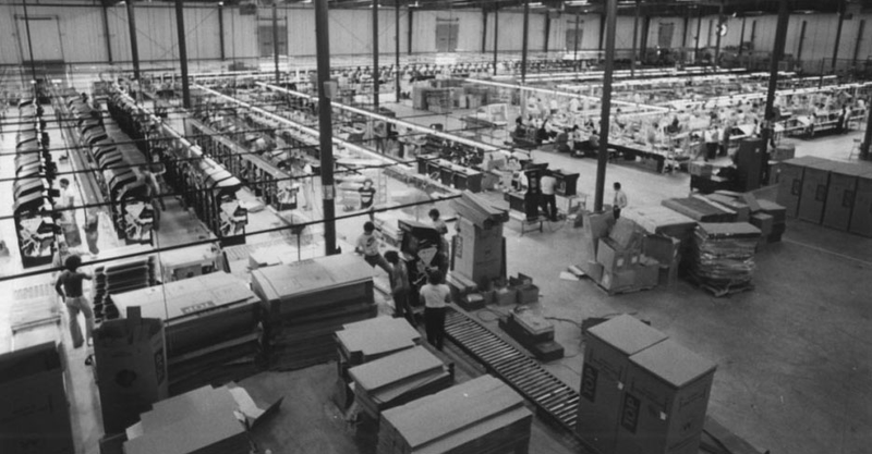 Illustration for article titled Old Arcade Machines On The Factory Floor